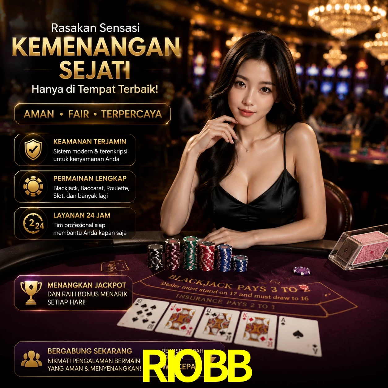 Bônus exclusivos membros VIP RIOBB